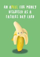 banana peel Father's Day Card 43016 created by Tom Boote