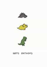 kid dinosaur Birthday Card 18625 created by Jessica Woodhouse