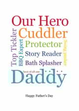 Best of all Father's Day card created by Spotty N Stripy
