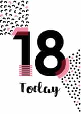18 eighteen Birthday Card 18489 created by Hey Jude