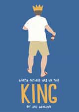 King of Dad Dancing Father's Day Card created by Jessica Harvey