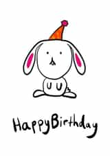 happy birthday plain Card 43357 created by FASNASTIC LTD.