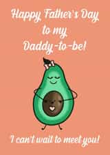 Pregnancy daddy to be Father's Day Card 30385 created by Bloom & Lark Designs