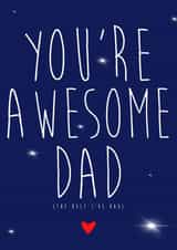 awesome dad Father's Day Card 40599 created by Kersti & Gem