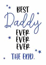 best daddy Father's Day Card 36101 created by JJ & Roo
