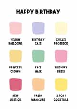 processo cocktails Birthday Card 31894 created by Simple Sheep Design