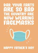 dad farts Father's Day Card 41380 created by James  Steer