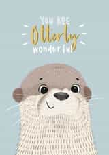 Otter otterly Just because Card 17758 created by Lily and Daisy
