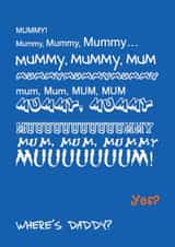 Fathers Day Card 24301 created by Ha! Go on then