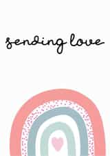 sending love rainbow Just because Card 18785 created by Maialen Correcher