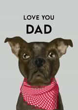 Dad Love Father's Day Card 43393 created by Treacle Bum
