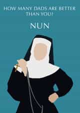 nun pun Father's Day Card 43256 created by Joseph Wynne