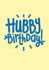 Hubby adult Birthday Card 16973 created by Squaire