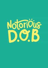 adult notorious Birthday Card 16974 created by Squaire