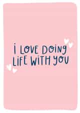 love doing Love & Friendship Card 18055 created by katie illustrated