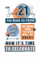 SON 21 Birthday Card 15219 created by Mad Philomena