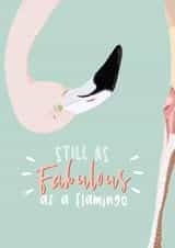 fabulous flamingo Birthday Card 17759 created by Lily and Daisy