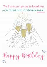 prosscco cheers Birthday Card 39267 created by Emma Keight