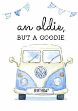 vw oldie Birthday Card 16527 created by Kate Garrett