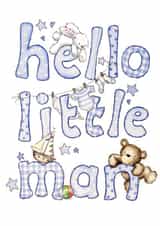 hello little New Baby Card 16530 created by Kate Garrett