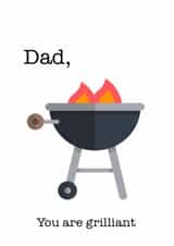 grilliant grill Father's Day Card 18832 created by Charlotte Gibson