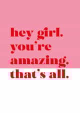 friendship feminist Just because Card 18852 created by BaseyMakes