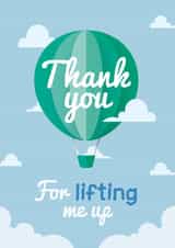 Thank you for cheering me up card created by Crazed Creative