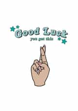 good luck got got this Good Luck Card 18895 created by The Gifting Knot