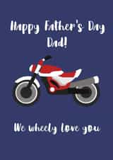 wheely love you Father's Day Card 42473 created by Zoe Shepherd