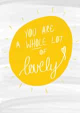 whole lot Just because Card 16408 created by Holly Bernard