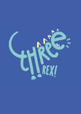 Kids 3 year old Birthday Card 16977 created by Squaire