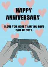 COD call of duty Anniversary Card 17249 created by Eat the Moon