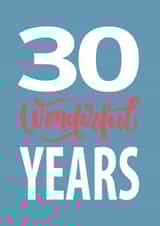 30 30th Anniversary Card 14317 created by Dottie Mottie