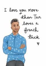 Tan France queer eye Anniversary Card 17778 created by Rosie Johnson Illustrates