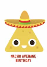 nacho average Birthday Card 18833 created by Charlotte Gibson