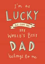 lucky best Father's Day Card 43526 created by Jen Roffe