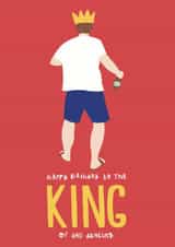 King of Dad Dancing Birthday Card created by Jessica Harvey