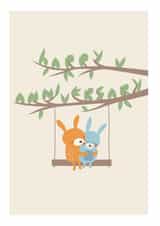 leaves tree Anniversary Card 5420 created by Roisin Cafferty