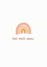 get well soon rainbow Get Well Card 7307 created by Amy Ellen Designs