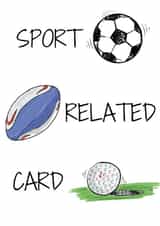 sports football Birthday Card 14711 created by Sahara Designs