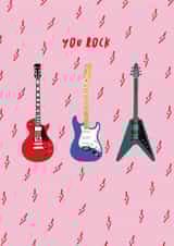 congratulations you rock Birthday Card 18973 created by Fran Butler