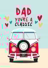 Classic Birthday/Father's Day Card - Camper Van - For Dad created by Diva Doodle Designs