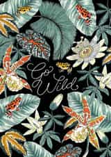 Arty Birthday Card - Go Wild - Rainforest created by Jacqueline Colley