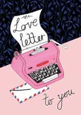 love letter Love & Friendship Card 43468 created by Jacqueline Colley