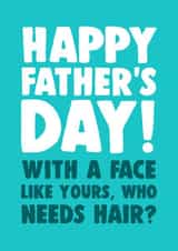 Cheeky Bald Father's Day Card created by Dolli Does Design
