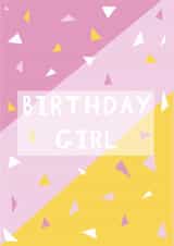 girl confetti Birthday Card 16139 created by Creative Gemz