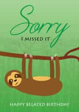 animal sorry Birthday Card 19067 created by Leanne Creative