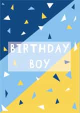 boy confetti Birthday Card 16140 created by Creative Gemz