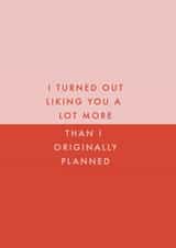 I turned out liking you Valentine's day Card 43603 created by Rodo Creative