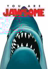 Jaws Movie Fan Birthday Valentines Love Card created by Influential People